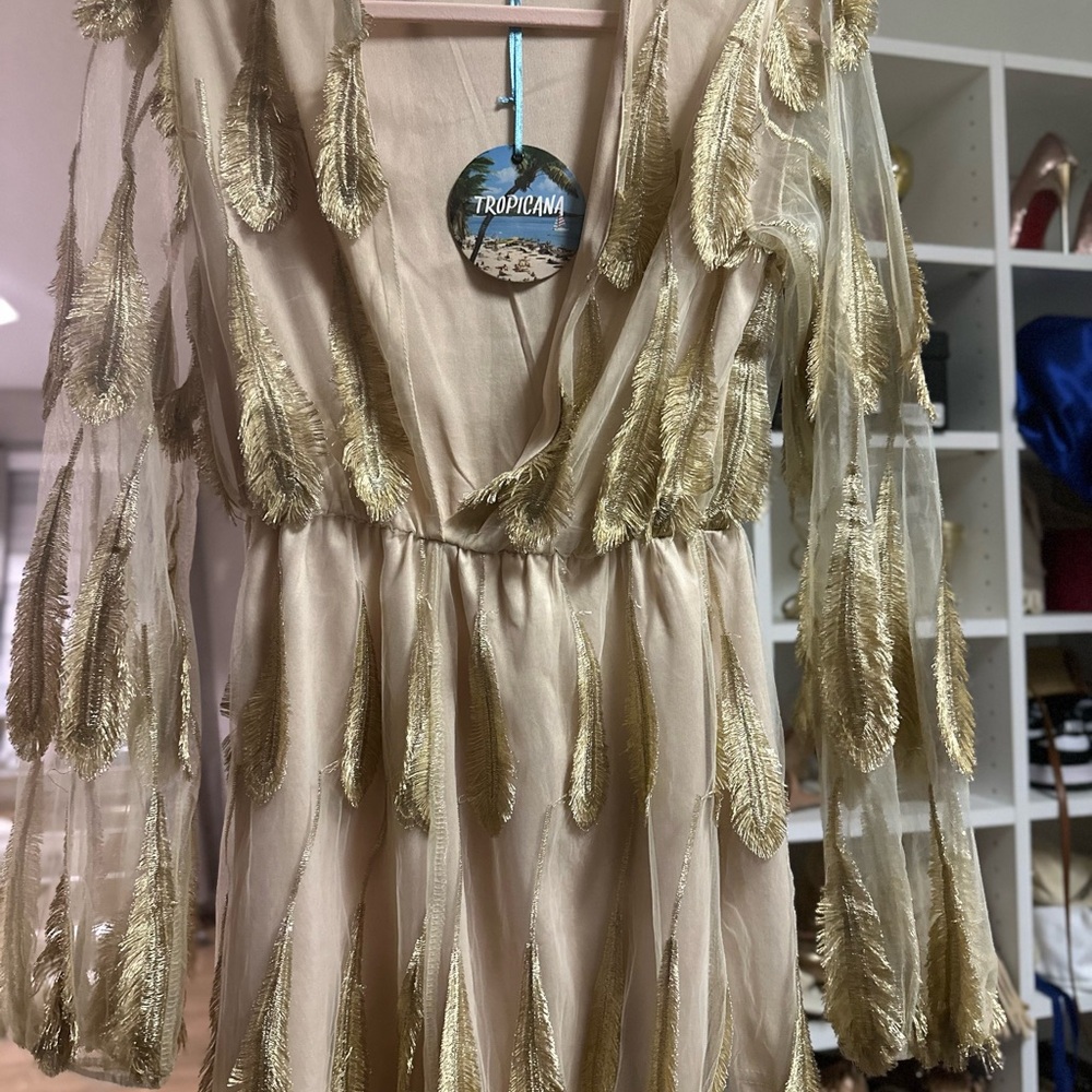 ✨Brand New✨ Bali Gold Romper